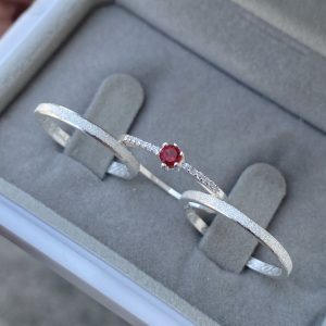 Alianças Mini love 2 mm Com Anel Solitário Eternity