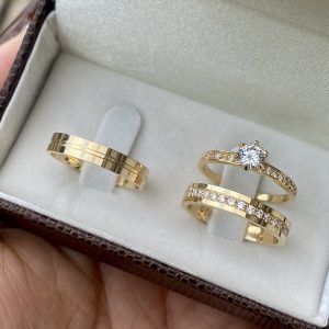 Alianças Londres 3,5 mm Com anel Belly