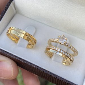 Alianças Ayla 4 mm Com Anel Julieta